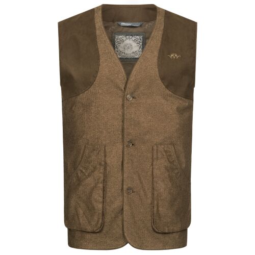 Blaser Herren Weste Vintage Wing Dunkelbraun Melange  L