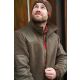 Blaser Herren Fleecejacke Sherpa Dunkeloliv S