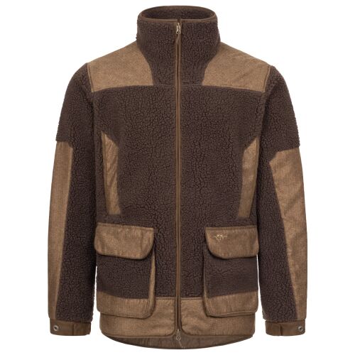 Blaser Herren Fleecejacke Sherpa Dunkelbraun XL