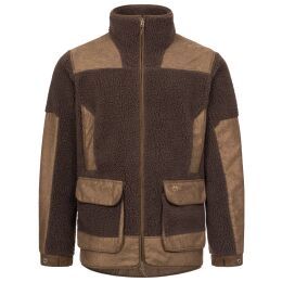 Blaser Herren Fleecejacke Sherpa Dunkelbraun XL