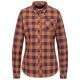 Blaser Damen Bluse Charlotte Ocker/Lila kariert 34