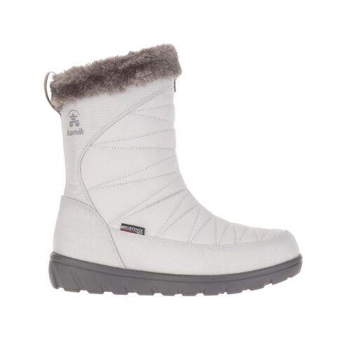 Kamik Damen Winterstiefel Hannah Zip LT.Grey-Gris Pale 37