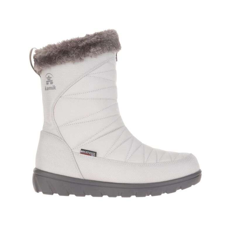 Kamik Damen Winterstiefel Hannah Zip LT.Grey-Gris Pale 42