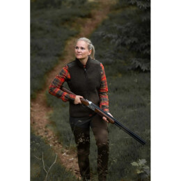 Northern Hunting Damen Weste Gunni Dunkelgr&uuml;n 34