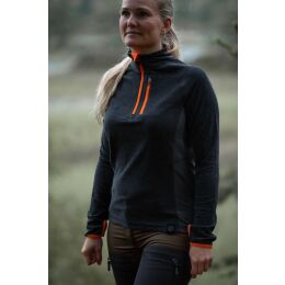 Northern Hunting Damen Funktionsunterw&auml;sche Langarmshirt Revna Anthrazit