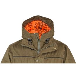 Hubertus Herren Wendejacke Janus Oliv/Orange