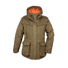 Hubertus Damen Wendejacke Janus Oliv/Orange