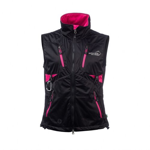 Arrak Damen Softshellweste Acadia Schwarz/Pink XL
