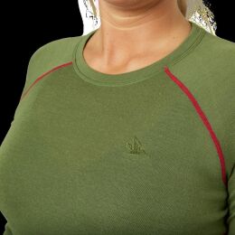 Seeland Damen Unterw&auml;sche Set Hawker Base Layer Capulet Olive