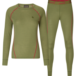 Seeland Damen Unterw&auml;sche Set Hawker Base Layer Capulet Olive S