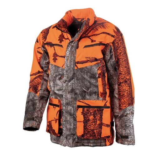 Somlys Herren Jacke Warm Hunt Camo Orange/Forest L