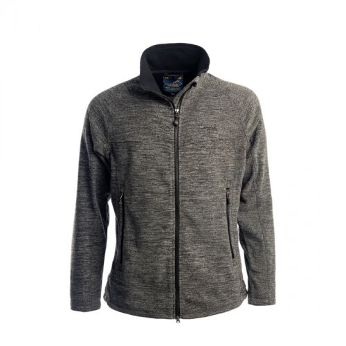 Arrak Damen Fleecejacke Hiker Grau Melange L
