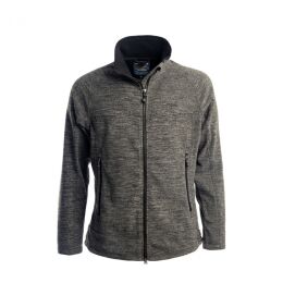 Arrak Damen Fleecejacke Hiker Grau Melange L
