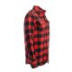 Arrak Damen Flannel Hemd Kanada Rot/Schwarz XL