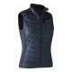 Deerhunter Damen Weste Caroline Wattiert mit Strick Brown Leaf