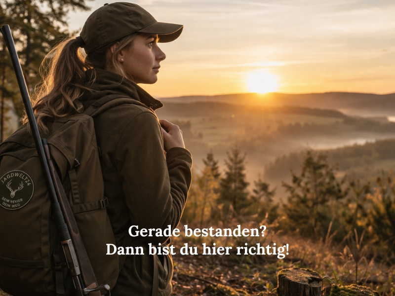 Jungjägerin im Revier