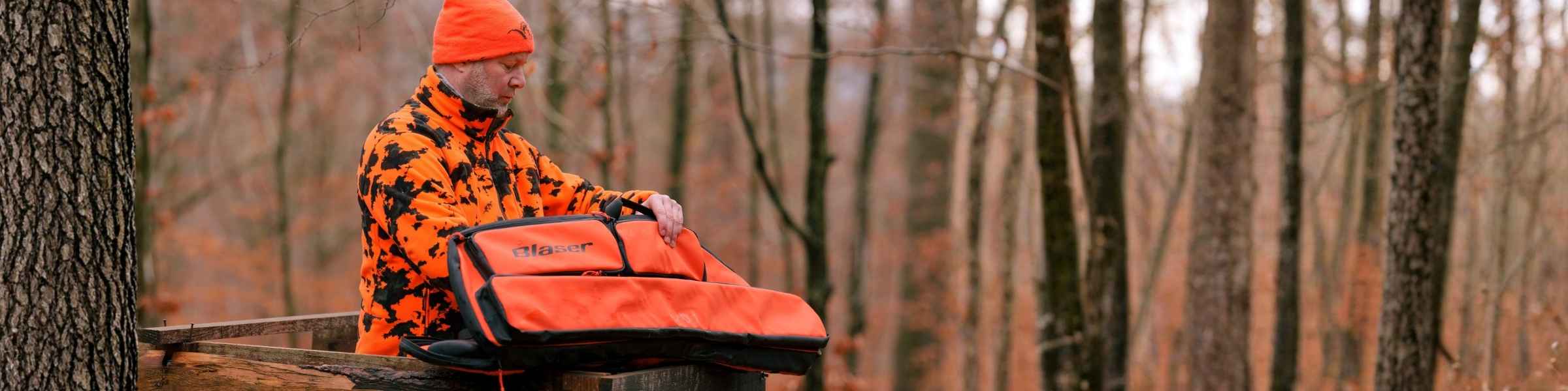 Blaser Futteral im jagdlichen Einsatz