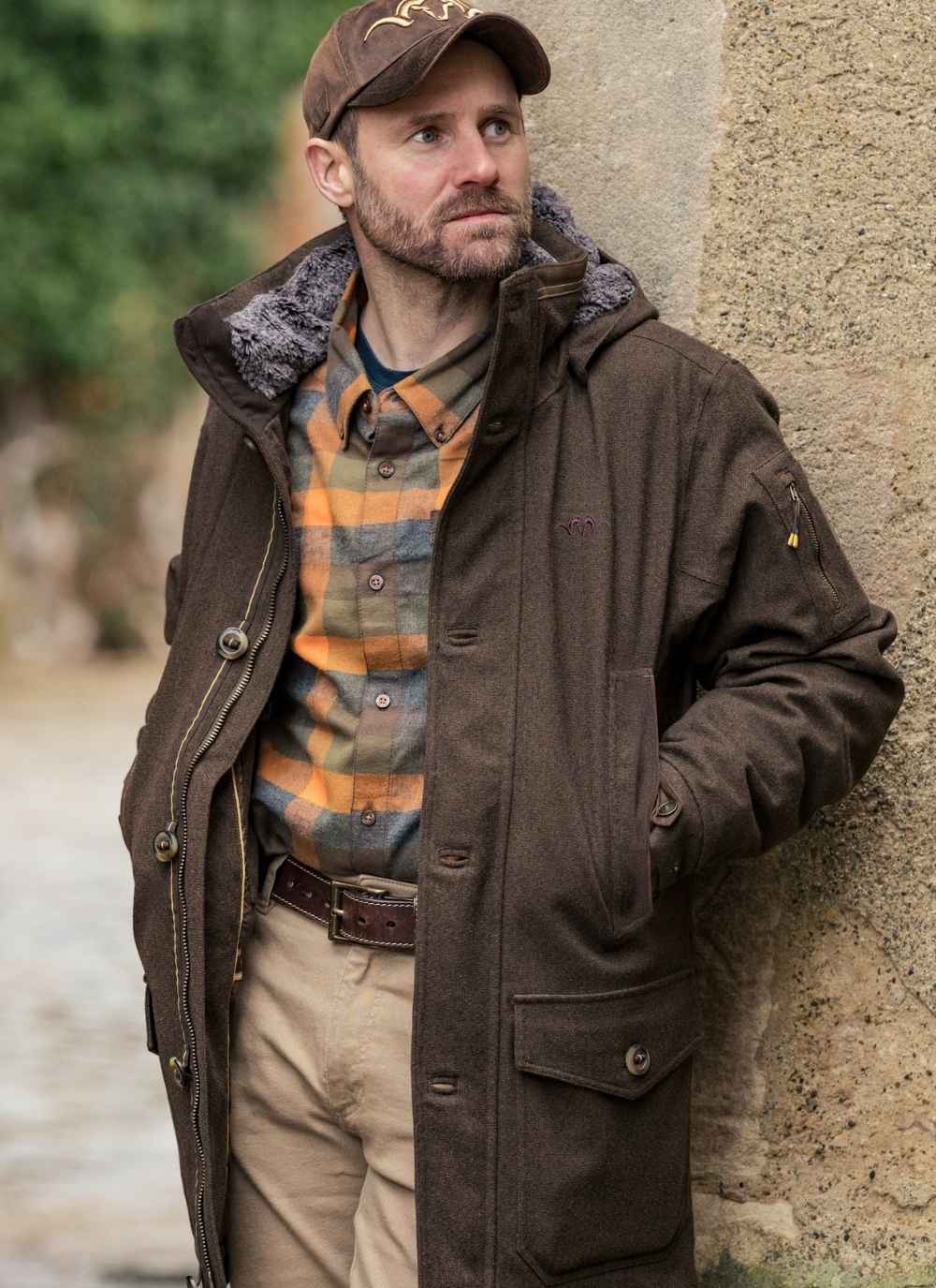 Blaser Herren Pamir Parka in Argali Dunkelbraun