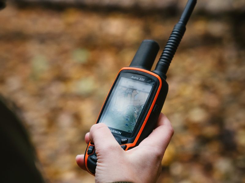 GPS-Handgerät zur Hundeortung