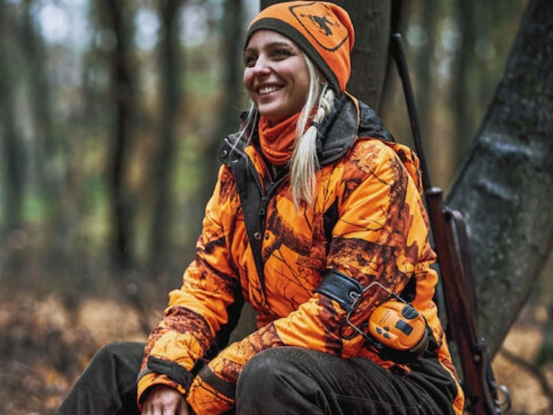 Signalkleidung für Damen zur Jagd