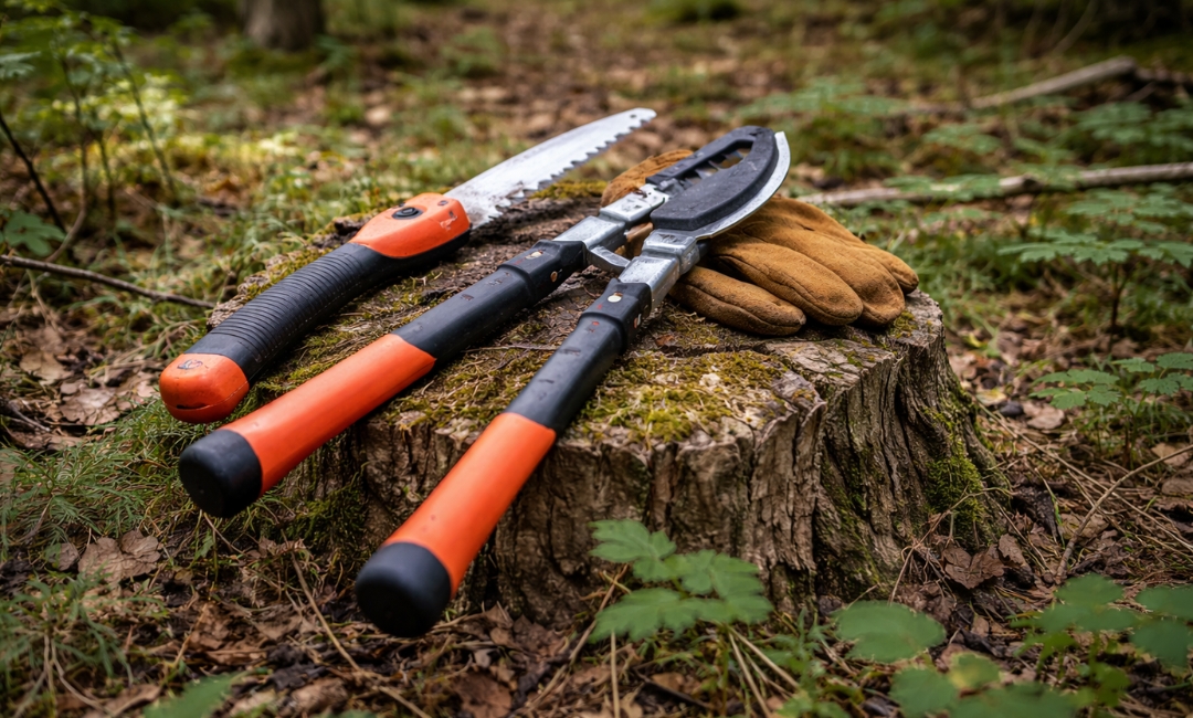 Revierwerkzeug für die Revierpflege im Jagdrevier