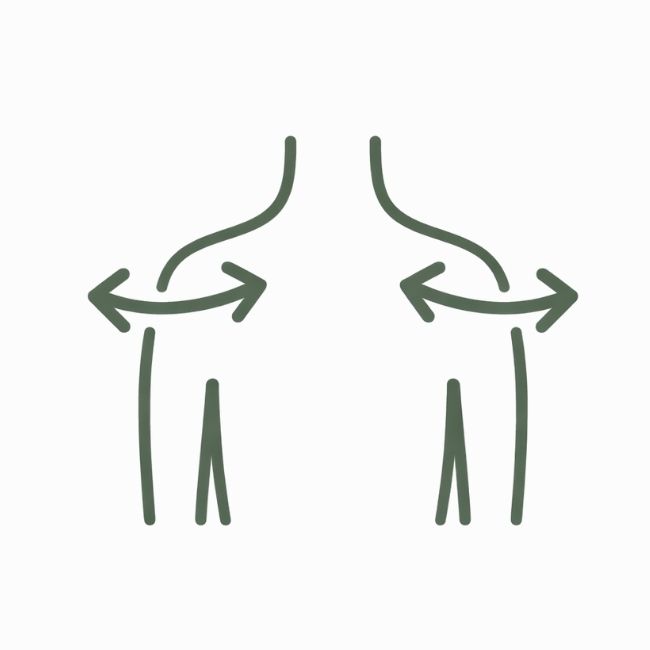 Volle Bewegungsfreiheit beim Anschlag