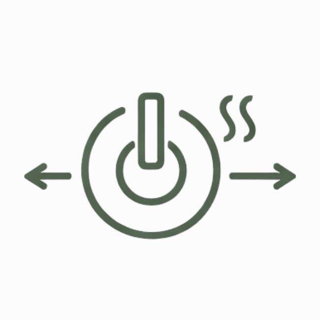 Gezielte Wärme auf Knopfdruck