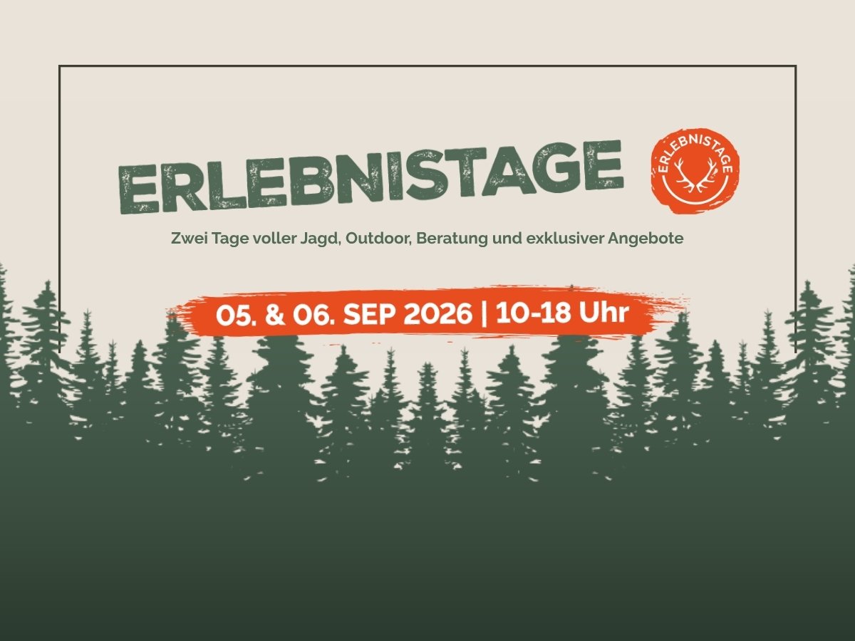 Jagdwelt24 Erlebnistage am 05. und 06. September 2026