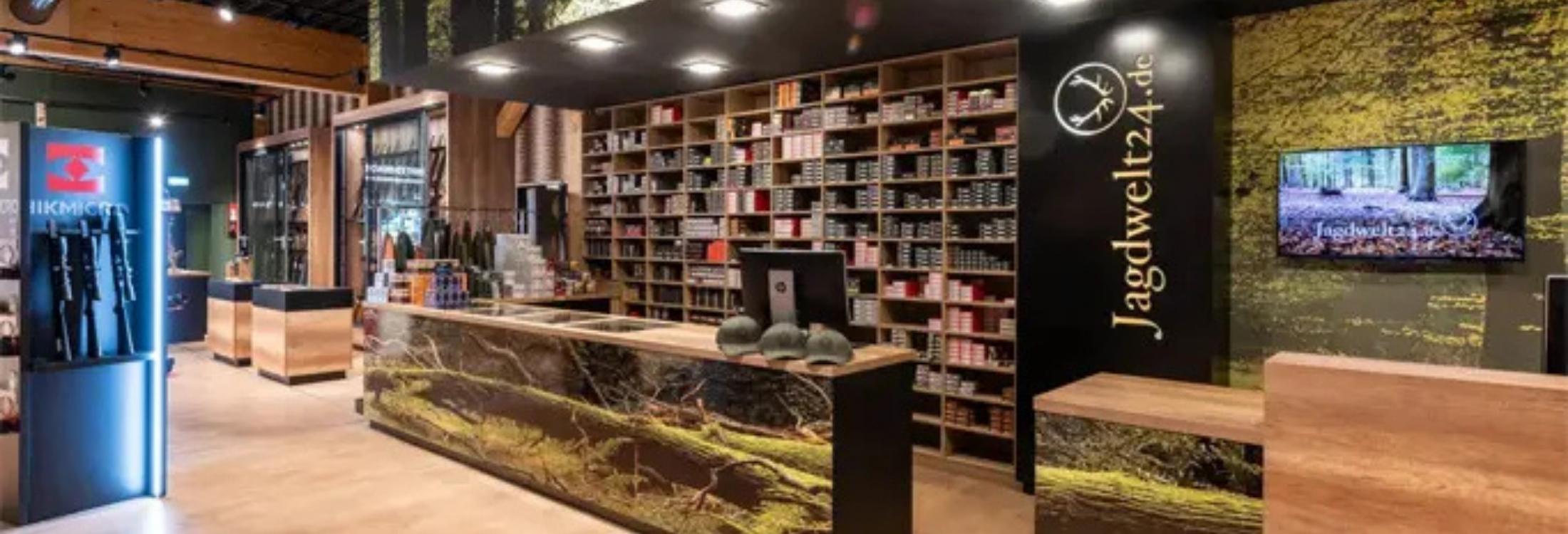 Moderner Jagdwelt24 Store Fürstenau mit persönlicher Beratung und hochwertiger Jagdausrüstung
